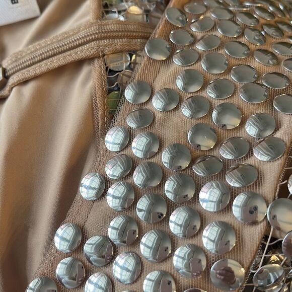 $4,190 Burberry Bobbie High Waisted Studded Pants In Silver, Size 10, NWOT - Picture 15 of 15